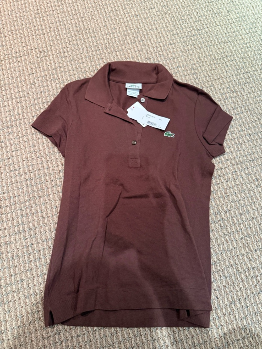 Lacoste Polo Shirt — Chocolate Brown